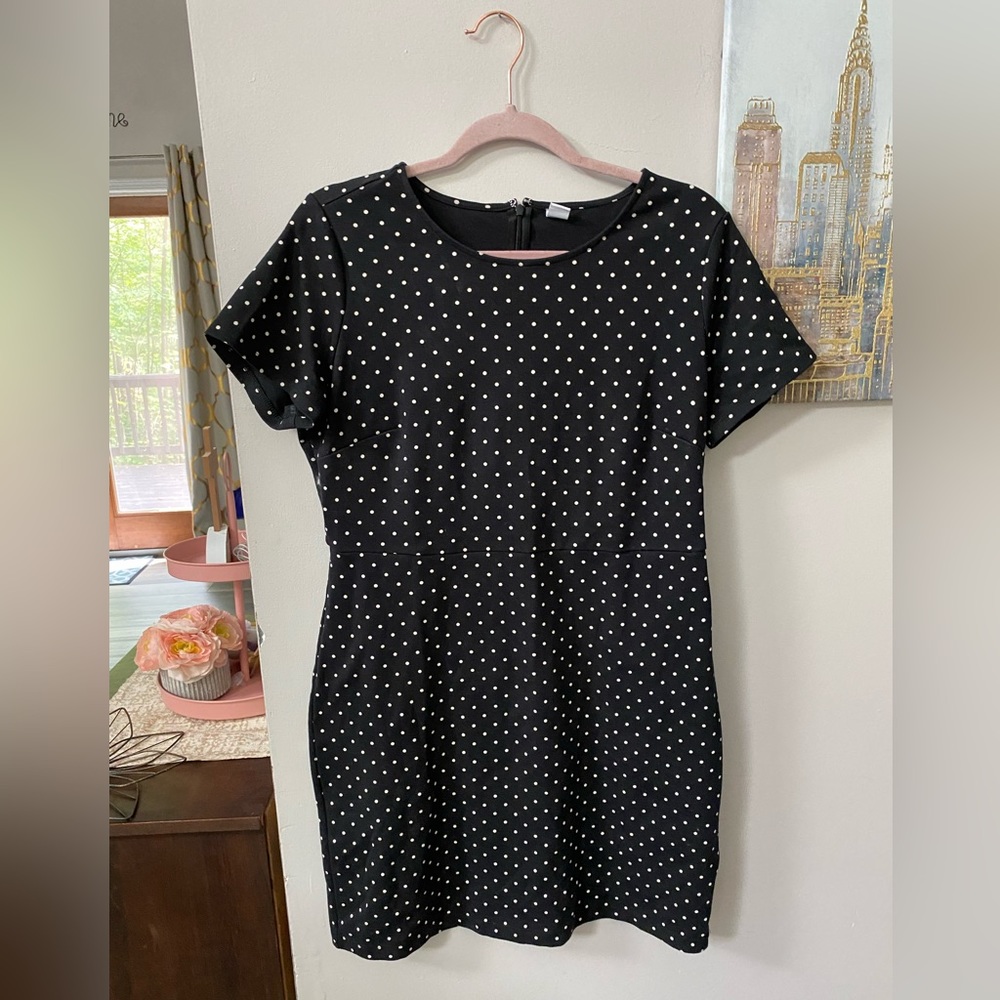 Old navy stretch polka dot dress